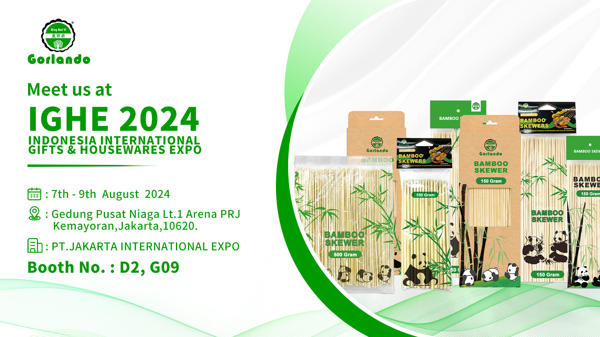 Our Popular Bamboo Products to Steal the Show at Indonesian Expo